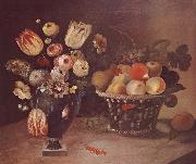 William Buelow Gould Flowers and Fruit Sweden oil painting reproduction